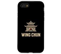 Templo Wing Chun con Símbolo Rojo Yin-Yang Carcasa para iPhone SE (2020) / 7/8