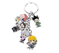 Templom SIX Llavero Hunter X Hunter con figuras de metal colgantes y muñeco de anime japonés