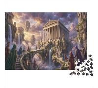 Templos Flotantes Puzzle 1000 Piezas Adultos Y Niños,Premium,Regalo Ideal,Anti-estrés,Rompecabezas,Relax,Deco Pared,14 Años+,Desafío,Educativo,Reto,Cartón 52x38cm