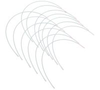 TEMPNAP 10 Pares de Aros de Acero para Sujetador Soporte y Reparación de Copas, Accesorios de Costura para Lencería Aros, Compatibles Sujetadores de Mujer, DIY Ropa Interior