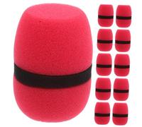 TEMPNAP 12 Fundas De Esponja Para Micrófono: Protector De Parabrisas Con Cancelación De Ruido, Ideal Para Entrevistas, Canto Y