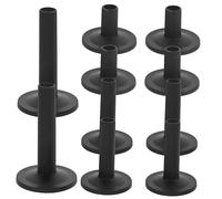 TEMPNAP 12 Piezas Mangas de Platillo para Batería Juego de Accesorios Duraderos para Soporte de Fáciles de Usar y Portátiles para Bateristas