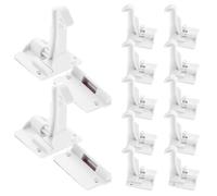 TEMPNAP 12piezas Cerraduras De Seguridad Para Niño Niña De Bloqueo Invisible Para Armarios y Cajones Fácil Instalación Sin Perforación Adhesivo Fuerte y Seguro Protección Efectiva