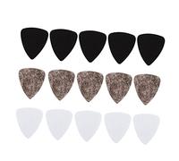 TEMPNAP 15piezas Púas De Fieltro Para Guitarra y Ukelele Accesorios Musicales Coloridos Suaves y Ligeros Protección Para Dedos
