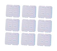TEMPNAP 16 piezas Cubiertas Antideslizantes de Plástico para Libros Fundas Impermeables y Antiwrinkle para Textos Protección Eficaz contra Desgarros y Arañazos
