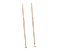 TEMPNAP 1par Baquetas De Madera Para Niño Niña De Jazz Palillos De Percusión Para Clases De Música y Bandas Escolares Práctica Resistente Madera De Nogal
