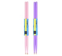 TEMPNAP 2 Pares de Baquetas de Arce Color Púrpura para Percusión, Cómodas Buen Sentido de Gravedad, Ideales para Práctica y Estilos Musicales