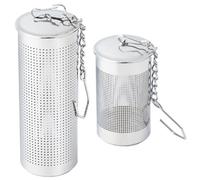 TEMPNAP 2 Piezas Colador de Té de Acero Inoxidable para Hojas Sueltas Diseño de Cadena Resistente y No se Deforma, Adecuado para Uso en Oficina y Hogar