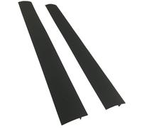 TEMPNAP 2 Piezas Relleno de Huecos de Estufa de Silicona Negro para Encimeras y Vitrocerámicas Fácil de Desmontar y Limpiar Resistente al Calor Cocina