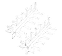 TEMPNAP 2 Piezas Soporte Transparente para Gafas Unidades Organizador Desmontable para Gafas de Sol y Expositor Práctico y Estable para Uso Doméstico y Comercial