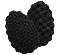 TEMPNAP 2pares Protectores Antideslizantes para Tacones Altos Pegatinas Resistentes al Desgaste con Adhesivo Fuerte para Suelas de Zapatos Negro Mejora el Agarre y Reduce el Ruido
