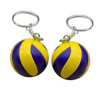 TEMPNAP 2piezas Claves Decorativas Forma De Volleyball Creativo Para Aficionados y Decoración
