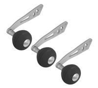 TEMPNAP 3 Piezas Manija Brazo de de Pesca de Aleación Carrete de Aluminio con Oscilante y Mango Ergonómico Reemplazo para Actividades