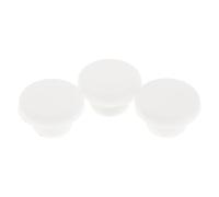 TEMPNAP 3 Piezas Tapón de Drenaje para Congelador Horizontal, Tapón de Orificio de Drenaje de Goma Blanco, 1,6cm, para Nevera y Enfriador, Sellado Resistente a Bajas Temperaturas