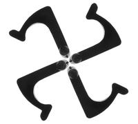 TEMPNAP 4 Hebillas Para Tocadiscos De Vinilo, Adaptadores Para Brazo De Tocadiscos, Soporte Estabilizador Compatible Múltiples Modelos, Accesorios Para Discos De Vinilo, Juego De 4 Piezas