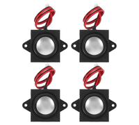 TEMPNAP 4 Piezas Altavoz Miniatura de Rango Completo 4 Ohmios 3w con Cavidad de Graves para Proyectos DIY de Audio y Sistemas Electrónicos Pequeños