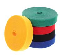 TEMPNAP 5 Piezas Bridas Reutilizables de Nylon para Alfombras Cierre Ajustable, Banda de Sujeción Segura y Fácil de Limpiar, Ideales para Actividades Creativas y Organización de Cables