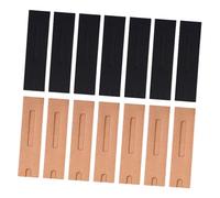 TEMPNAP 50 Piezas Estuche para Lápices con Ventana Soporte para Bolígrafos Sola Pluma Estuche De Lápiz Suave Portalápices Cinturón Mangas De Pluma Estuche De Un Solo Bolígrafo Papel Kraft