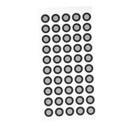 TEMPNAP 50piezas Puntos De Marcado Reflectantes para Escáneres Marcadores De Reflexión Difusa Resistente Al Desgarro