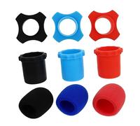 TEMPNAP 9piezas Fundas De Microfono De De Microfono Para Ktv y Antideslizantes Accesorios Para Entrevistas y Actuaciones Escenario