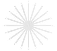 TEMPNAP Barras Metálicas para Archivadores Colgantes 10 Piezas 34,5 Cm Organizador de Archivos Oficina Resistente Diseño Adaptable para Escritorio y Gestión de Documentos