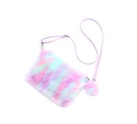 TEMPNAP Bolsa de Hombro de de PU para Mujer Bandolera de Creativa con Diseño Tie Dye Bolsa de Almacenamiento y Duradera Color Violeta