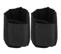 TEMPNAP Botas Protectoras para Patas de Caballo, Negro, 2 Piezas | Tela Oxford, Ajuste Cómodo y Ligero, para Cascos y Piernas, Uso Ecuestre