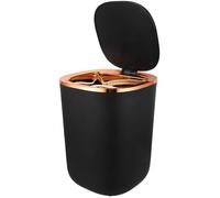 TEMPNAP Bote de Basura Inteligente Sensor, Negro, Pvc para Baño