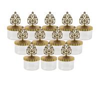 TEMPNAP Caja de Dulces de Plástico Transparente Elegante y Reutilizable 12 Piezas para Decoraciones de Fiestas de Ramadán y Recuerdos de Bodas en Oriente Medio