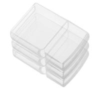 TEMPNAP Caja de Encendedor de Humo Transparente de plástico 3pcs, Funda Protectora Compatible con Zippo para Camping y Aventuras, Soporte fácil de Instalar y protección efectiva