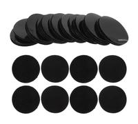TEMPNAP Cinta Adhesiva Doble Cara Antideslizante 50 Pares Nylon Negro en Forma Circular para Alfombrillas de Coche Fijación Invisible para Uso Automotriz y Doméstico
