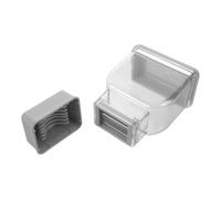 TEMPNAP Cortador de Ajo para Cortar Ajo y Chile Fácilmente Desmontable de Plástico con Caja Recolectora Herramienta y Ahorra Espacio para Cocina
