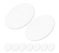TEMPNAP Cubierta de Vasos de Laboratorio de Vidrio Grueso, 10 Unidades de 45 MM, Forma Curva para Manejo de Líquidos en Prácticas de Química
