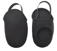 TEMPNAP Cubrezapatillas de Ciclismo para Exterior, 1 Par de Cubrezapatos de Neopreno Térmicos y Antiviento, Talla Media en Color Negro, Protección Térmica Antideslizante para Ciclismo