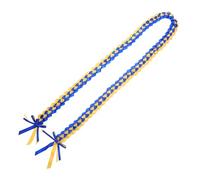 TEMPNAP Cuerda De Honor De Graduación Tejida Mano Adornos Dorados y Azules Accesorio De Fiesta Para Ceremonia De Graduación y Celebraciones Académicas