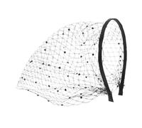 TEMPNAP Diadema Retro Con Velos De Tul Para Mujer Accesorios Nupciales Con Brillantes Para Bodas Fiestas De Té y Ocasiones Especiales