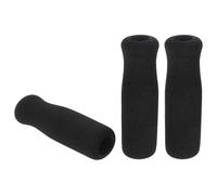 TEMPNAP Empuñaduras Antideslizantes para Bastones de Esquí Infantiles, 3 Piezas de Espuma Acolchada Negra, Mangos Ergonómicos y Absorbentes para Mayor Comodidad y Agarre Seguro en