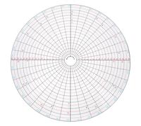TEMPNAP Herramienta de Cerámica para División Igual, Disco Divisor Circular para Arcilla, Plantilla para Pintura y Medición, Uso en Proyectos de Cerámica y Manualidades