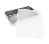 TEMPNAP Juego de Bandeja Resistencia a Altas para Hornear de Acero Inoxidable Tapa y Almacenamiento Apilable para Verduras y Rollos al Vapor