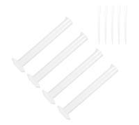 TEMPNAP Juego de Material de Laboratorio 9 Piezas - 4 Cilindros de Plástico Graduados 100 Ml 5 Goteros de 3 Ml, Kit para Medición Precisa de Líquidos, Equipo de Laboratorio y Química, Uso