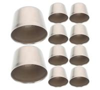 TEMPNAP Kit de casquillos para cuchillos de cocina con ajuste preciso, 50 piezas de hierro niquelado para mango de madera, accesorio para chefs y bricolaje