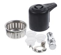 TEMPNAP Kit de Válvulas de Alivio para Eléctrica, 7 Piezas de Acero Inoxidable y Plástico, Válvulas de Reemplazo Cubierta Antibloqueo, Repuestos Seguros para Cocina Doméstica