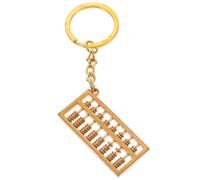 TEMPNAP Llavero Colgante de Ábaco de Cobre Vintage Adorno Multifuncional para Llaves y Bolsos Diseño Compacto y Resistente para Organización y Decoración Diaria