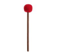 TEMPNAP Martillo de Cuenco Sonoro de Madera Dura Empujador de Fieltro Rojo, Herramienta de Percusión para Prácticas de Meditación y Sonidos Armónicos en Terapias