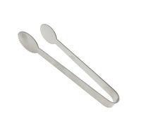 TEMPNAP Mini Pinzas de Acero Inoxidable para Servir Alimentos y Terrones de Azúcar Mango Flexible y Ancho Ajustable, Ideales para Café y Barbacoas