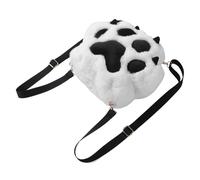 TEMPNAP Mochila Diseño De Patita De Gato para Niñas y Mujeres Bolsa De Hombro De Peluche Amplia Capacidad y Correas Cómodas para Uso Diario Compras y Escuela