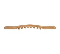 TEMPNAP Palo de Masaje de Madera de Haya Natural, Varilla para Masaje Corporal y Acupuntura, Herramienta para Raspado y Desbloqueo de Meridianos, Tamaño Pequeño, Ligero y Portátil