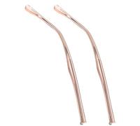 TEMPNAP Patillas de Repuesto para Gafas de Metal Transparentes, 1 Par | Gafas y Gafas de Sol, Reduce el Contacto Orejas y Sienes, Cómodo de Llevar, Plástico y Metal