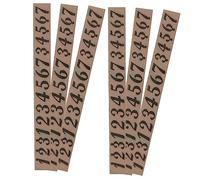 TEMPNAP Pegatinas para Tambores de Lengua Etéreas, 6 Piezas Pequeñas sin Residuo, Accesorio Musical para Aprendizaje de Notas, Fácil Transporte y Uso en Batería de Percusión de Concierto