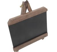 TEMPNAP Pizarra Pequeña Vintage de Madera para Escritorio, Tablero Borrable para Mensajes Tiza Líquida, Decoración Funcional para Bar y Hogar, Letrero Portátil para Eventos y Tiendas